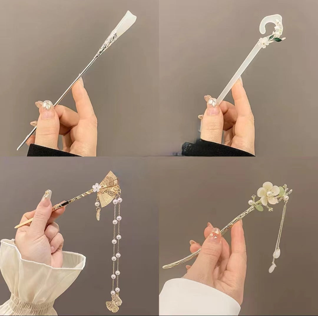 Chinese style hair pins