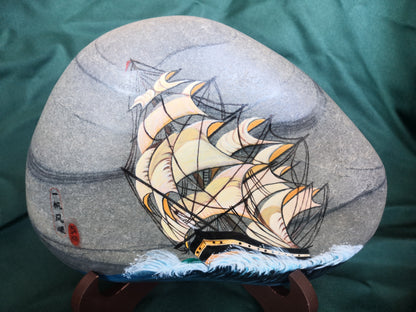 Chinese stone painting