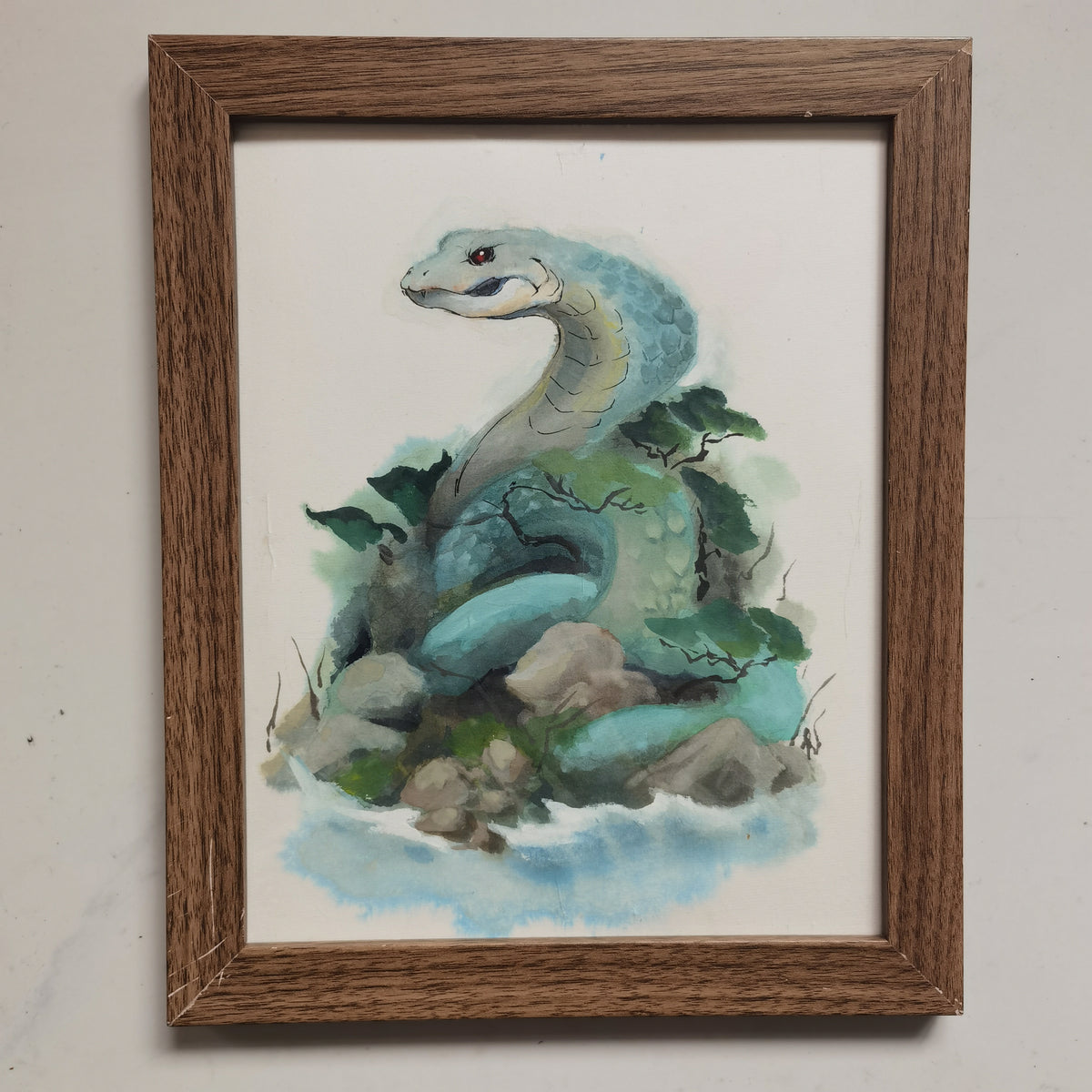 Chinese Painting Table Decoration in the Frame