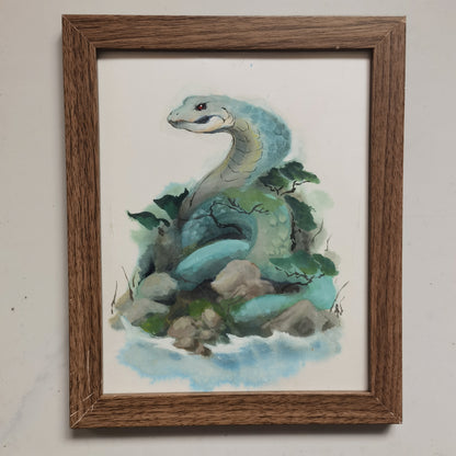 Chinese Painting Table Decoration in the Frame