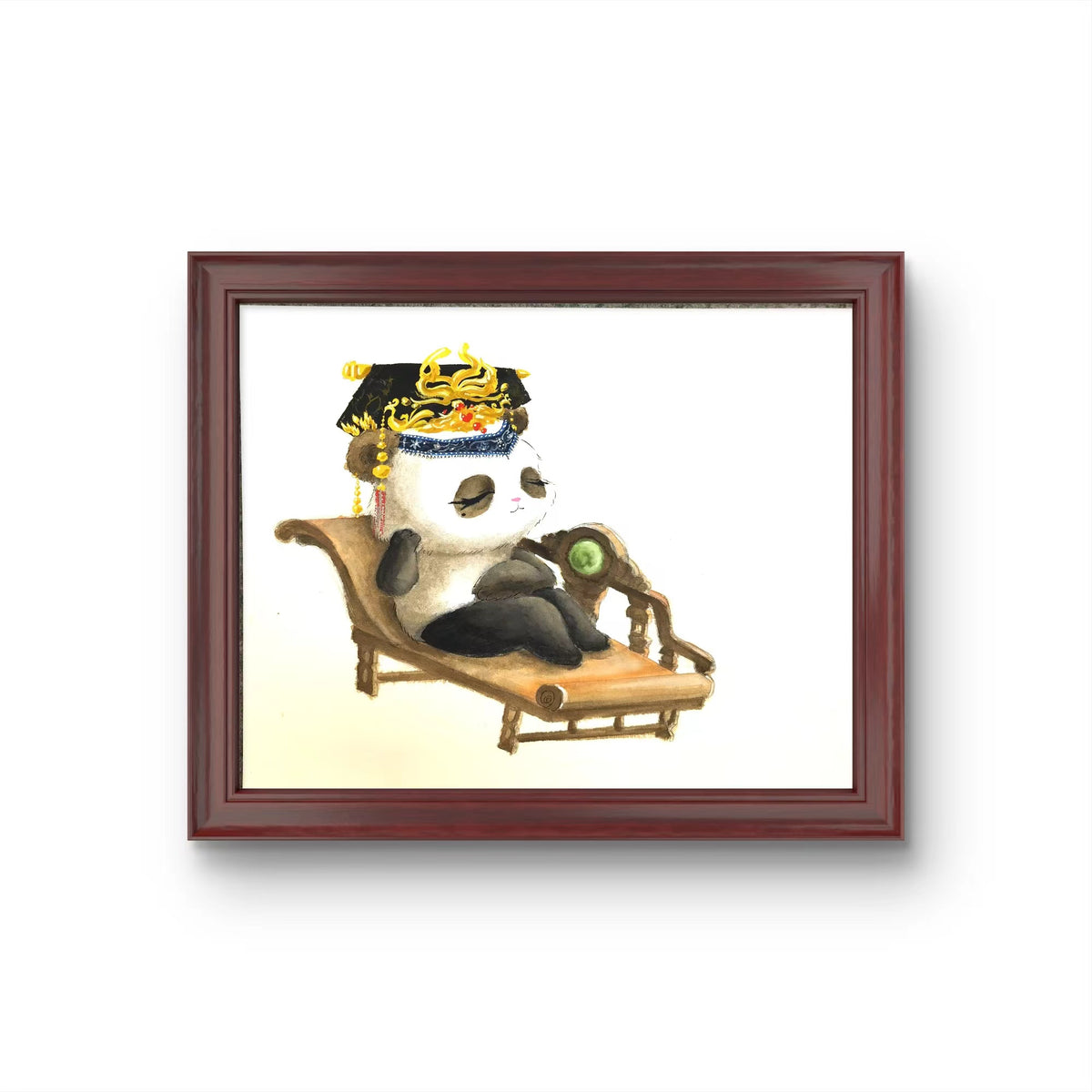 Chinese Painting Table Decoration in the Frame