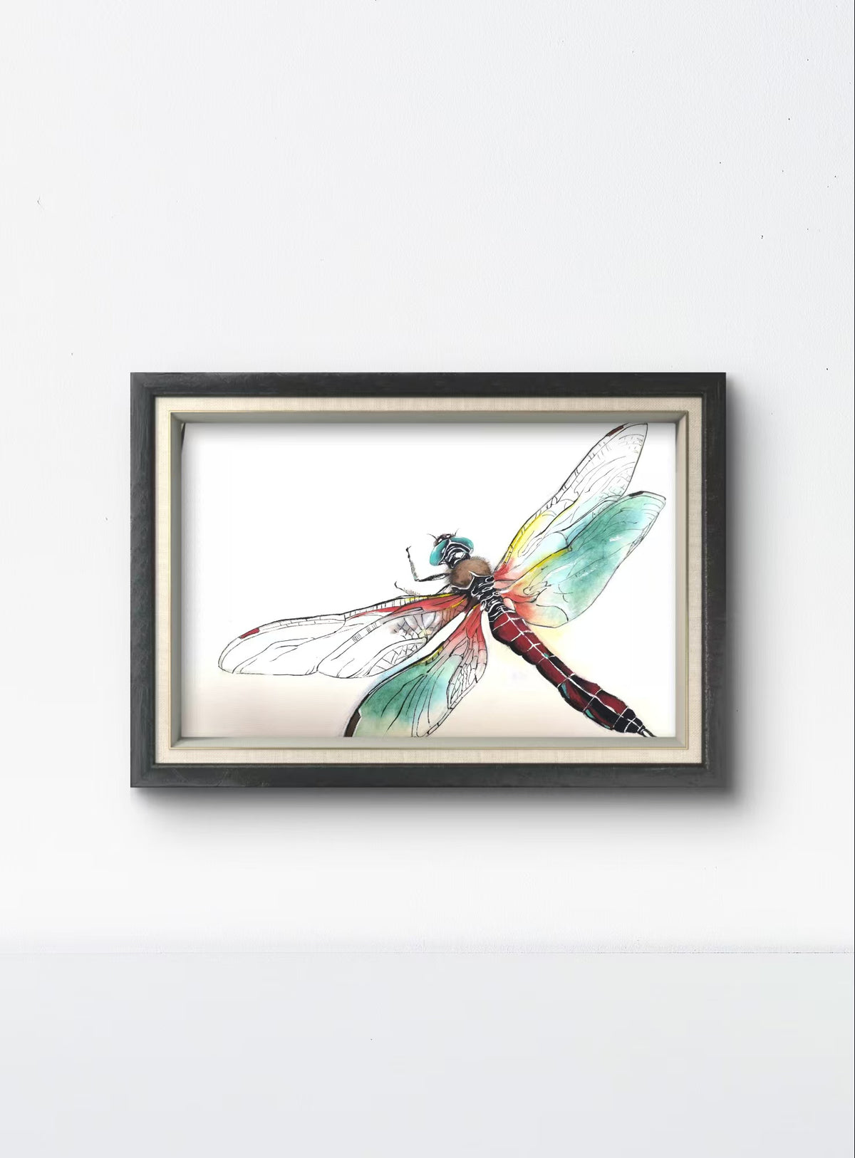 Chinese Painting Table Decoration in the Frame