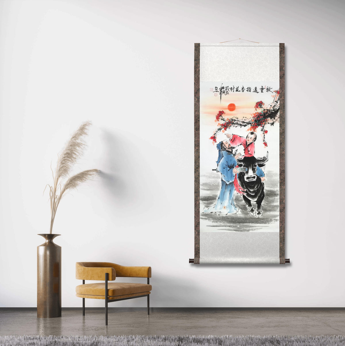 Chinese painting-figure.  Study decoration, lobby decoration
