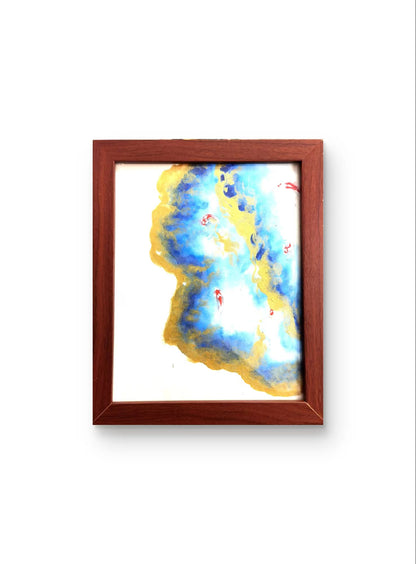 Chinese Painting Table Decoration in the Frame
