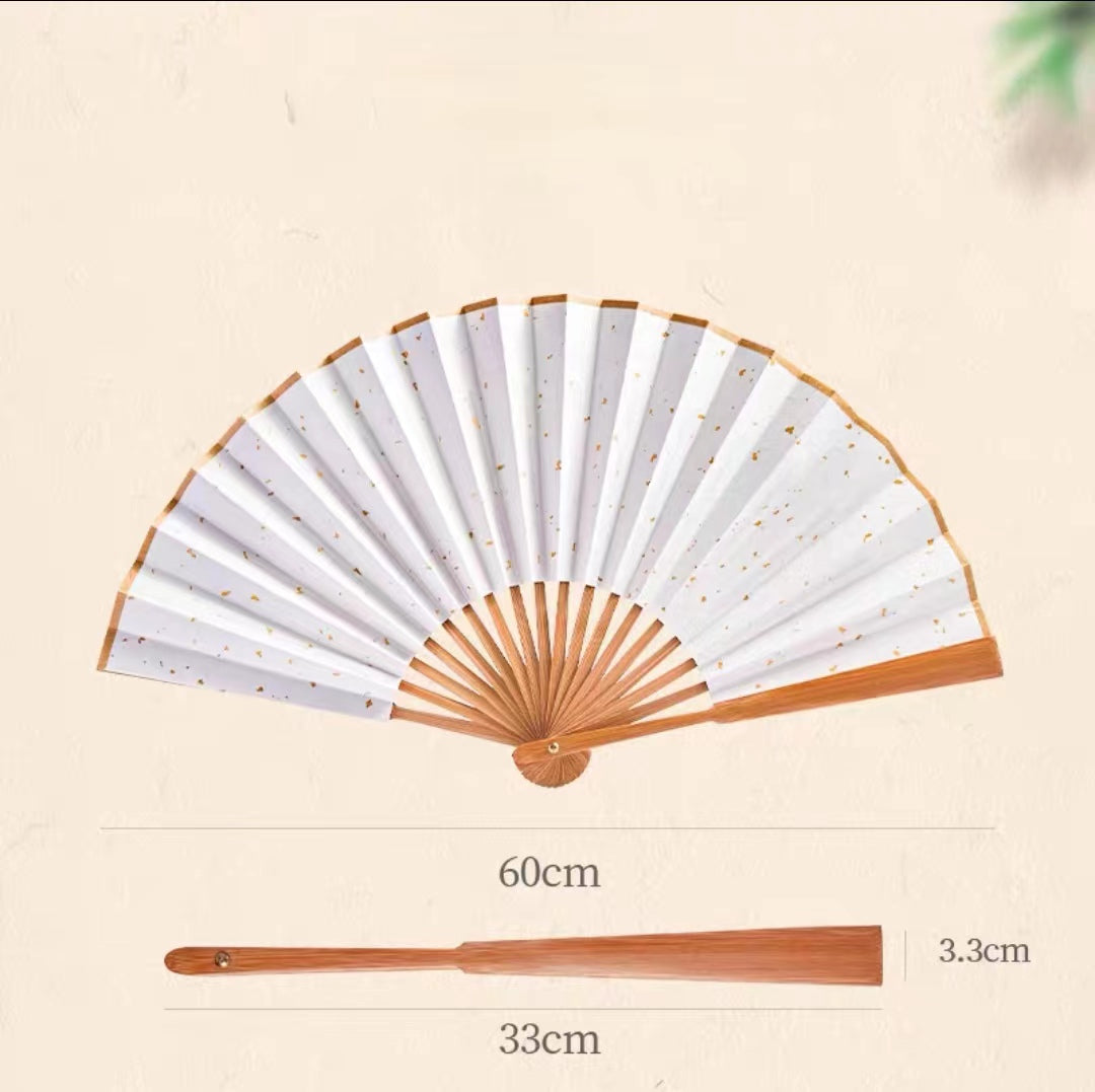 Chinses calligraphy-folding fan customized style