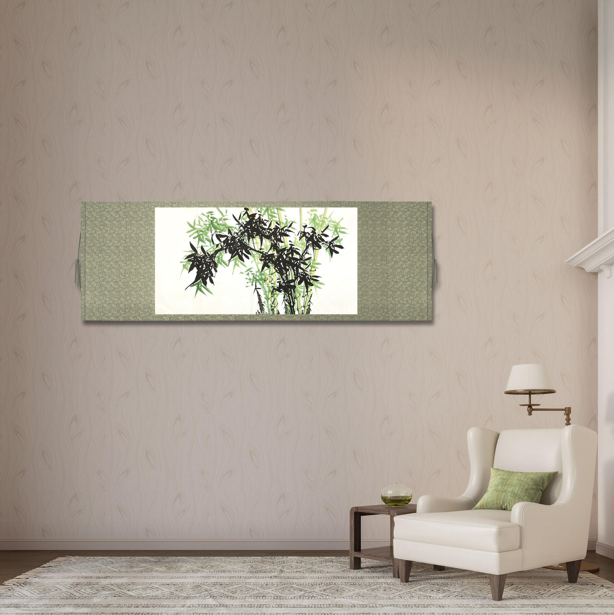 Chinese painting-bamboo.  Study decoration, lobby decoration
