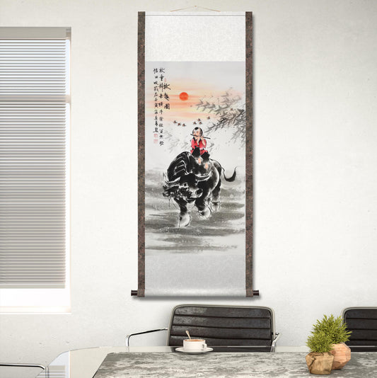 Chinese painting-figure.  Study decoration, lobby decoration
