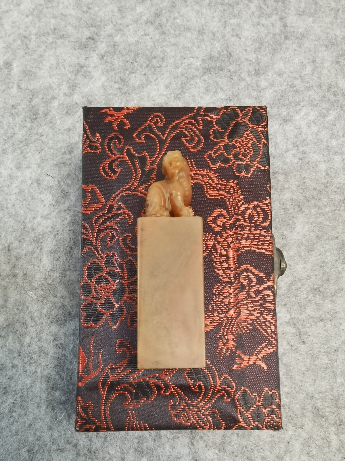 Stamp-Chinese stamp with lions on the top. Customize gift for friends and family