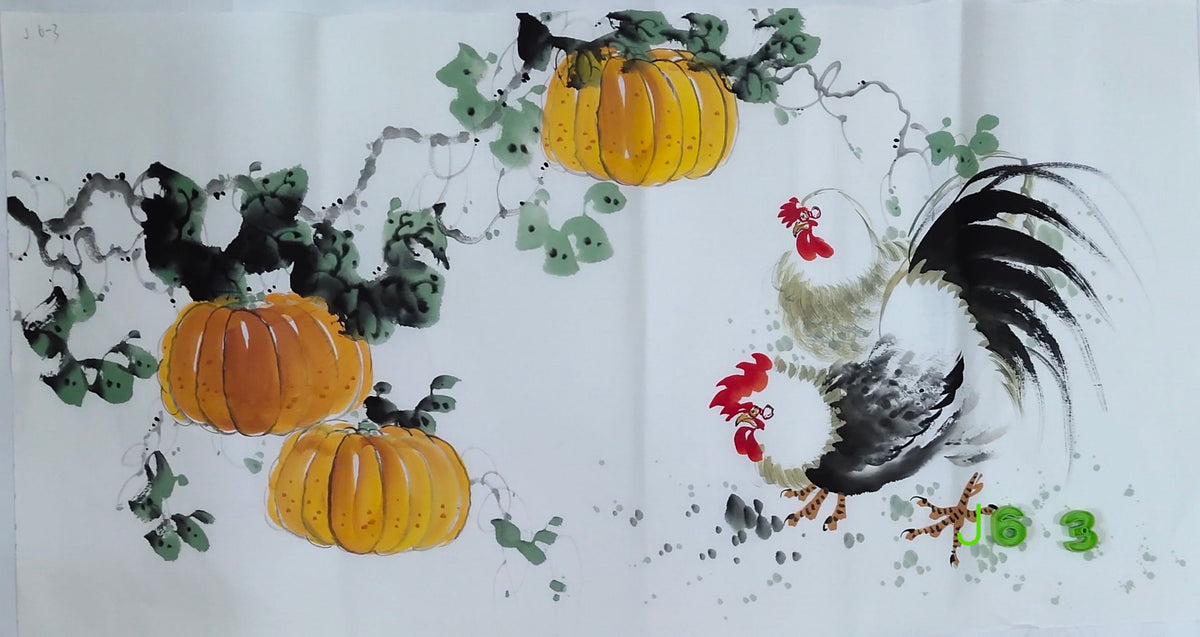 Chinese painting-plants.  Study decoration, lobby decoration