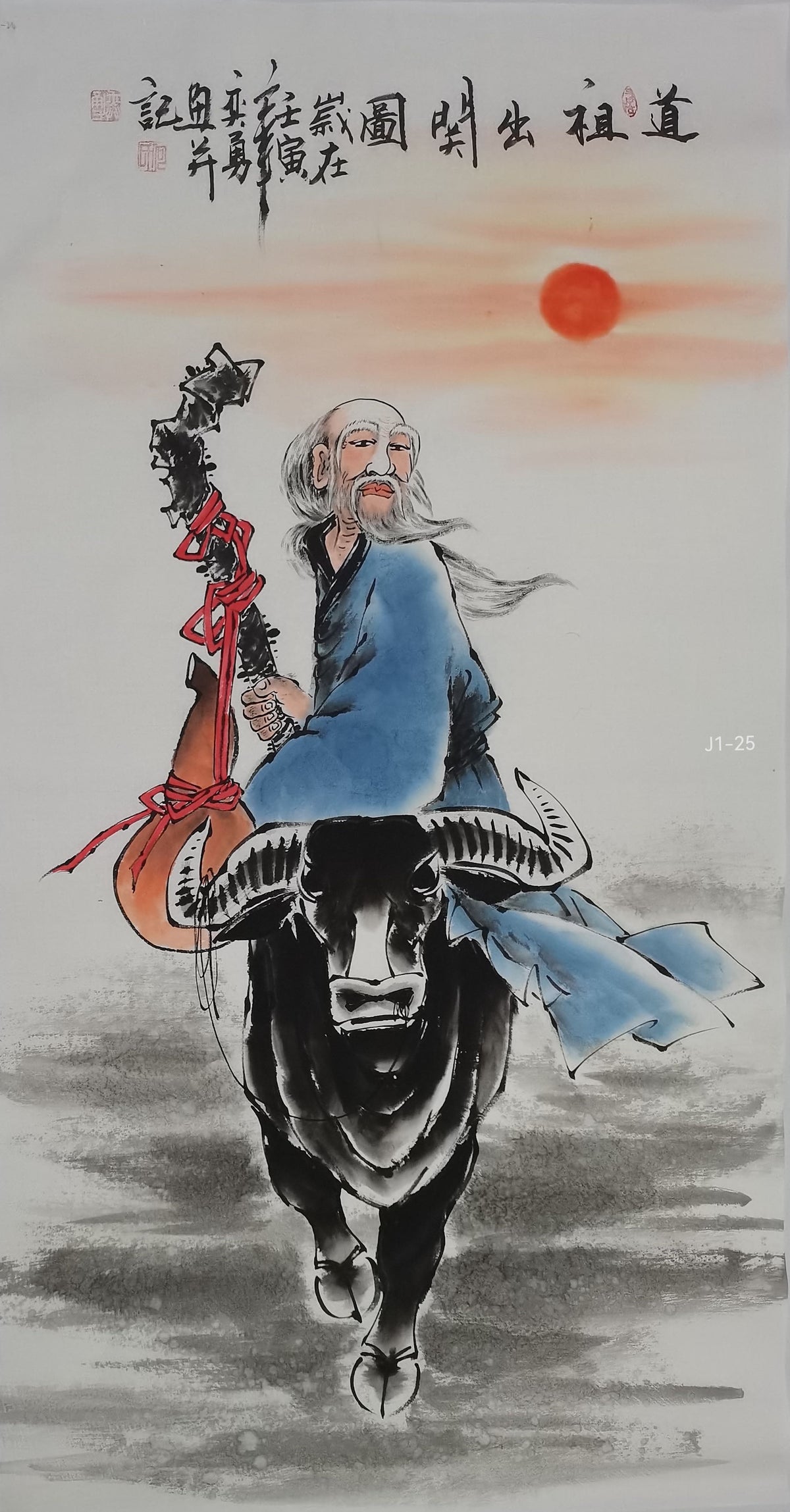 Chinese painting-figure.  Study decoration, lobby decoration