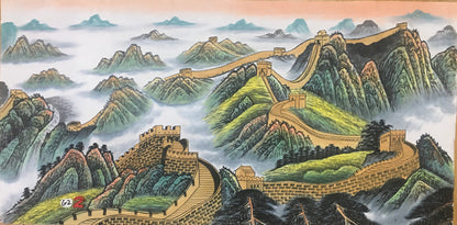 Chinese painting-landscape livingroom/ officeroom decoration The Great wall