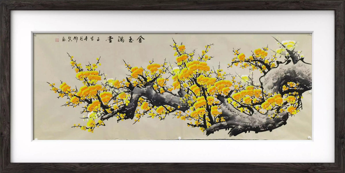 Chinese painting——plum blossom Decoration in Livingroom, meeting room.